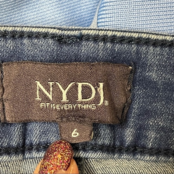 Nydj Marilyn Straight Ankle Jeans 6 - Picture 5 of 8